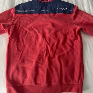 Vineyard Vines Quarter Zip Up Red/Coral